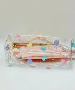 ENESCO Little Twin Stars Balloons 2 Pc Pouch Set