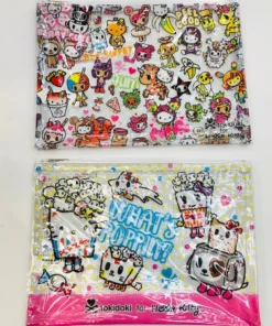 Weactive Inc Hello Kitty X Toki Vinyl Big Flat Pouch Ast Tokidoki