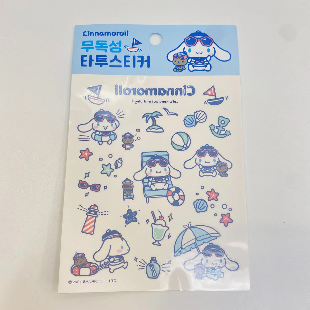 BEECRAZEE Sanrio Character Temporary Tattoo Stickers 7 BEECRAZEE Sanrio Character Temporary Tattoo Stickers