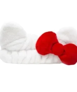 The Creme Shop The Crème Shop X Hello Kitty Plush Spa Headband With Red Bow