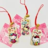 Weactive Inc Keychains & Charms Hello Kitty Japan Pop Wooden Mascot Keyring AST