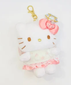 ENESCO Hello Kitty Birthday Perfume Mascot Plush Keychain