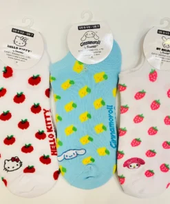 Weactive Sanrio Fruit Adult Short Socks