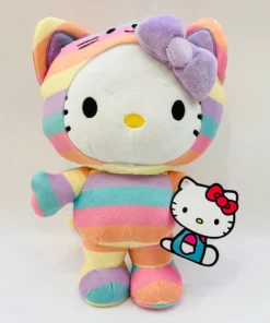 Hello Cutie Shop Hello Kitty In Rainbow Cat Suit Plush