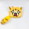 Hello Cutie Shop Wallets & Pouches Aggretsuko Face Pouch W/ Tail 2 Hello Cutie Shop Wallets & Pouches Aggretsuko Face Pouch W/ Tail