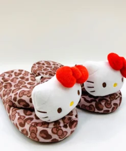 SANRIO INC Hello Kitty Leopard Kid Slippers