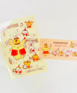 Sanrio Inc Folders & Clipboards Pompompurin Smile Clear File
