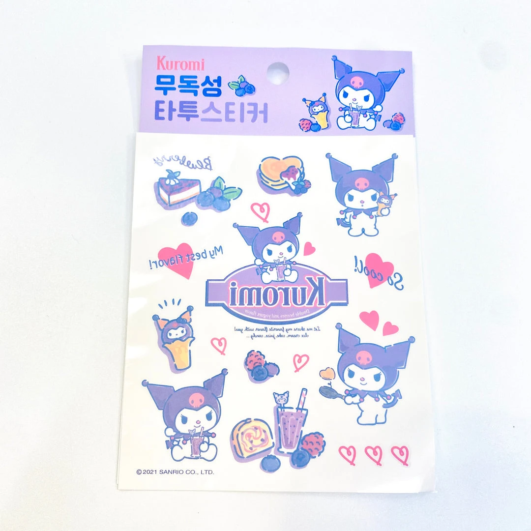 BEECRAZEE Sanrio Character Temporary Tattoo Stickers 6 BEECRAZEE Sanrio Character Temporary Tattoo Stickers